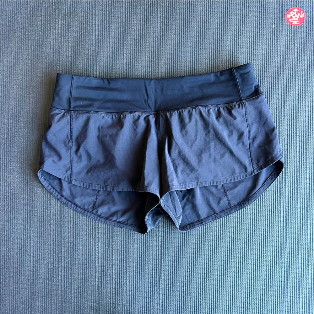 Lululemon Speed Up low rise 2.5 short BLACK